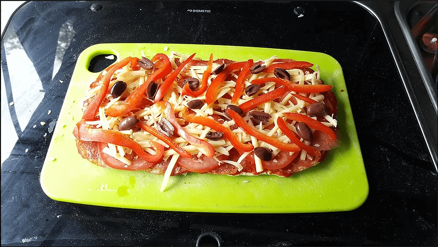 Pizza ready to cook
