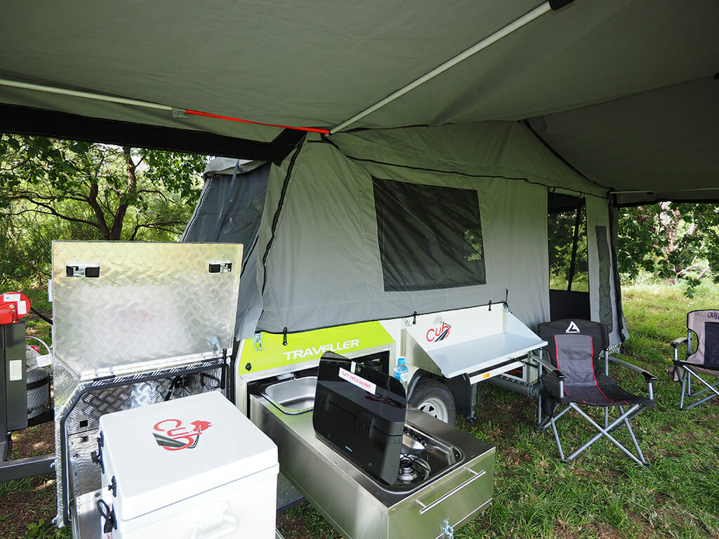 Traveling With Light Camper Trailer