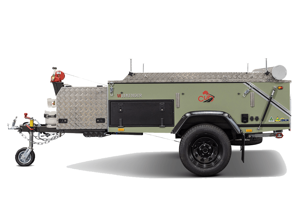 Cub Weekender Hard Floor Rear Folding Camper Trailer